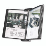 djois by Tarifold VEO Wall Reference System, 10 Panels with Black Borders, Black Base View Product Image