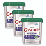 Cascade ActionPacs, Fresh Scent, 31.8 oz, 59 Pacs/Tub, 3 Tubs/Carton View Product Image