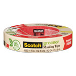 Scotch Greener Masking Tape 2050, 3" Core, 0.94" x 60 yds, Beige View Product Image