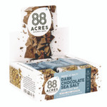 88 ACRES Sweet 'N Salty Gluten-Free Dark Chocolate Sea Salt Seed and Oat Bar, 1.6 oz Bar, 9/Box View Product Image