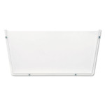 deflecto Unbreakable DocuPocket Wall File, Letter Size, 14.5" x 3" x 6.5", Clear (DEF63201) View Product Image