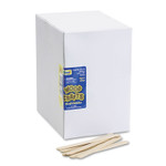 Creativity Street Natural Wood Craft Sticks, 4.5" x 0.38", Economy Grade Wood, Natural, 1,000/Box View Product Image