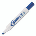Avery MARKS A LOT Desk-Style Dry Erase Markers, Broad Chisel Tip, Blue Product Image