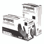 GloveWorks by AMMEX Nitrile Exam Gloves, 2X-Large, Black, 100/Box View Product Image