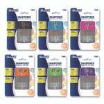 BAZIC Products Dual Blades Sharpener with Round Receptacle, Two-Hole, 2.25 x 1.6, Randomly Assorted Colors View Product Image