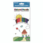 Color-Brite Colored Pencil Set, 3 mm, Assorted Lead and Barrel Colors, 12/Set View Product Image