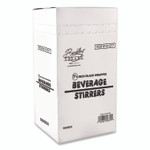 Berkley Square Wrapped Polypropylene Stirrers, 7.75", Black, 500/Box View Product Image