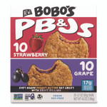 Bobo's PB and J Variety Pack, Peanut Butter/Grape and Peanut Butter/Strawberry, 2.1 oz Bar, 12/Box View Product Image