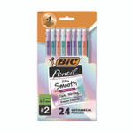 BIC Xtra-Smooth Pastel Edition Mechanical Pencils, 0.7 mm, HB (#2), Black Lead, Assorted Barrel Colors, 24/Pack View Product Image