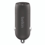 Belkin BOOST CHARGE USB-PD Car Charger + Lightning to USB-C Cable, 30 W, USB-C, Black View Product Image