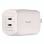 Belkin BOOST CHARGE Pro Dual USB-C GaN Wall Charger with PPS, White View Product Image