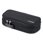 Bostitch It's Academic Locking Pencil Case, 2 Compartments, 4.75" x 2.5" x 2.5", Black, 2/Pack View Product Image