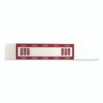 CONTROLTEK Currency Straps, $500, Self-Adhesive, 1,000/Pack View Product Image