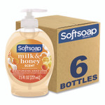 Softsoap Liquid Hand Soap Pumps, Milk and Honey Scent, 7.5 oz, 6/Carton Product Image