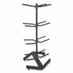 Champion Sports U-Ring Double Medicine Ball Tree, 28" x 28" x 60", Black View Product Image
