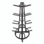 Champion Sports Round Medicine Ball Tree, 31" x 31" x 66.5", Black View Product Image