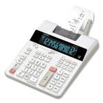 Casio HR-300RC 12-Digit Printing Calculator, Black/Red Print, 2 Lines/Second, White View Product Image