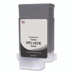 Innovera Compatible Black Ink, Replacement for PFI-107 (6705B001AA), 130 mL View Product Image