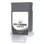 Innovera Compatible Matte Black Ink, Replacement for PFI-120 (2884C001), 130 mL View Product Image