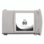 Innovera Remanufactured Black High-Yield Ink, Replacement for 80 (C4871A), 350 mL View Product Image