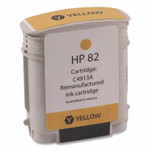 Innovera Remanufactured Yellow High-Yield Ink, Replacement for 82 (C4912A), 69 mL View Product Image