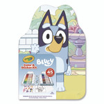 Crayola Bluey Color and Sticker Kit, (26) Pip-Squeaks Skinnies Washable Markers, (20) Coloring Pages, (1) Sticker Sheet View Product Image