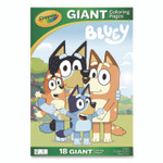 Crayola Bluey Giant Coloring Pages, (18) 12.13" x 18.88" Sheets View Product Image