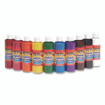 Cra-Z-Art Washable Tempera Paint, 10 Assorted Colors, 8 oz Bottle, 10/Pack View Product Image