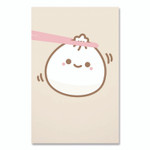 Denik Smoko Lil B Dumpling Layflat Notebook, 1-Subject, Medium/College Rule, Tan/White/Pink Cover, (72) 8 x 5 Sheets Product Image