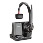 poly Savi W8210 Monaural Over The Head Headset, Black View Product Image