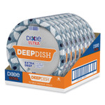 Dixie Ultra Deep Dish Paper Plate, 9.56" dia, Blue/Yellow, 18/Pack View Product Image