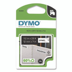 DYMO D1 Standard Labels, 0.5" x 23 ft, Black Print on White Tape, 2/Pack View Product Image