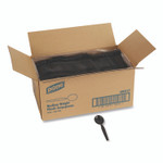 Dixie Mediumweight Polystyrene Cutlery, Soup Spoon, Plastic, Black, 1,000/Carton View Product Image