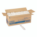 Dixie Mediumweight Polypropylene Cutlery, Individually Wrapped, Teaspoon, Plastic, White, 1,000/Carton View Product Image