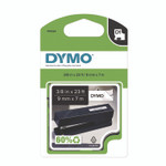 DYMO D1 Standard Labels, 0.38" x 23 ft, Black Print on White Tape View Product Image
