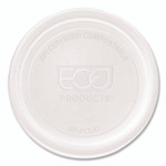 Eco-Products Compostable Clear PLA Plastic Portion Cup Lids, Fits 2 oz to 4 oz Portion Cups, Clear, 2,000/Carton View Product Image