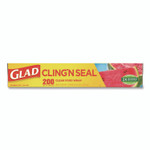 Glad Cling'N Seal Plastic Food Wrap, 200 sq ft View Product Image