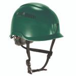 ergodyne Skullerz 8977 Class C Safety Helmet with Adjustable Venting, 6-Point Ratchet Suspension, Green View Product Image