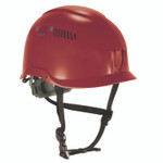 ergodyne Skullerz 8977 Class C Safety Helmet with Adjustable Venting, 6-Point Ratchet Suspension, Red View Product Image