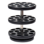 Mind Reader Anchor Collection 3-Tier Single Serve Pod Carousel Countertop Organizer, 9.5 x 9.5 x 11.75, Black View Product Image