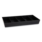 Mind Reader Anchor Collection 5-Compartment Snack Organizer, 12 x 24 x 3.25, Black View Product Image