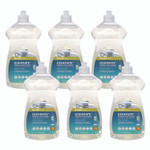 ECOS PRO Dishmate Manual Dish Liquid, Free and Clear, 25 oz Squeeze Bottle, 6/Carton View Product Image