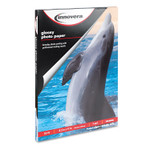 Innovera Glossy Photo Paper, 7 mil, 8.5 x 11, Glossy White, 50/Pack View Product Image