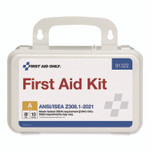 First Aid Only ANSI 2021 First Aid Kit for 10 People, 76 Pieces, Plastic Case View Product Image