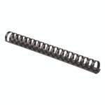 Fellowes Plastic Comb Bindings, 1" Diameter, 200 Sheet Capacity, Black, 50/Pack Product Image