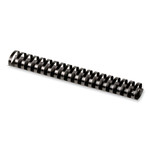 Fellowes Plastic Comb Bindings, 1 1/2" Diameter, 340 Sheet Capacity, Black, 50/Pack View Product Image