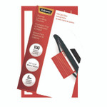 Fellowes Laminating Pouches, 5 mil, 5.5" x 3.5", Gloss Clear, 100/Pack View Product Image