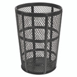 Global Industrial Steel Mesh Corrosion Resistant Trash Can, 48 gal, Black View Product Image