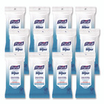 PURELL Hand Sanitizing Wipes, Clean Refreshing Scent, White, 20 Wipes/Pack, 12 Packs/Carton View Product Image