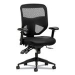 HON Prominent Mesh High-Back Task Chair, Supports Up to 250 lb, 17" to 21" Seat Height, Black View Product Image